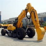 Rubber Tire Excavator