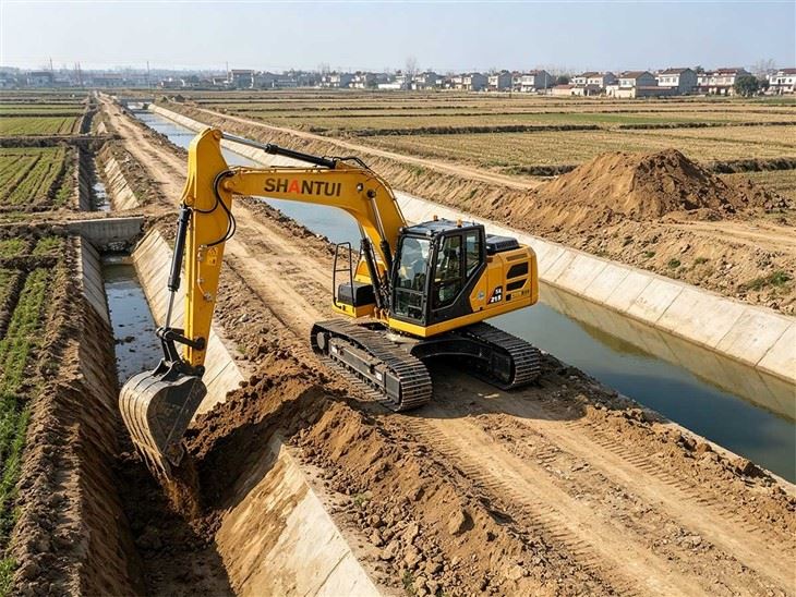 ShanTui Medium-sized Excavator SE215 high quality